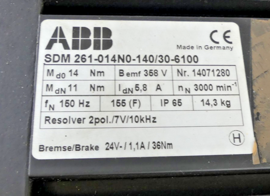 ABB SDM 261-014N0-140/30-6100