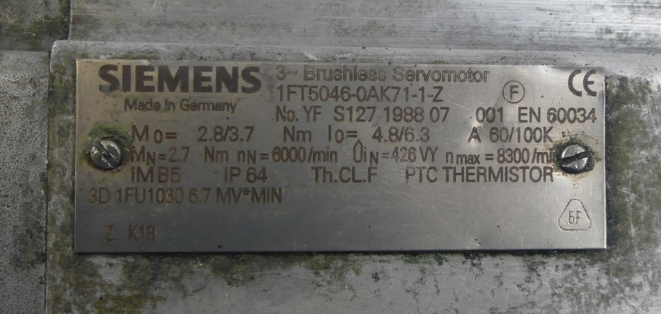 SIEMENS 1FT5046-0AK71-1-Z