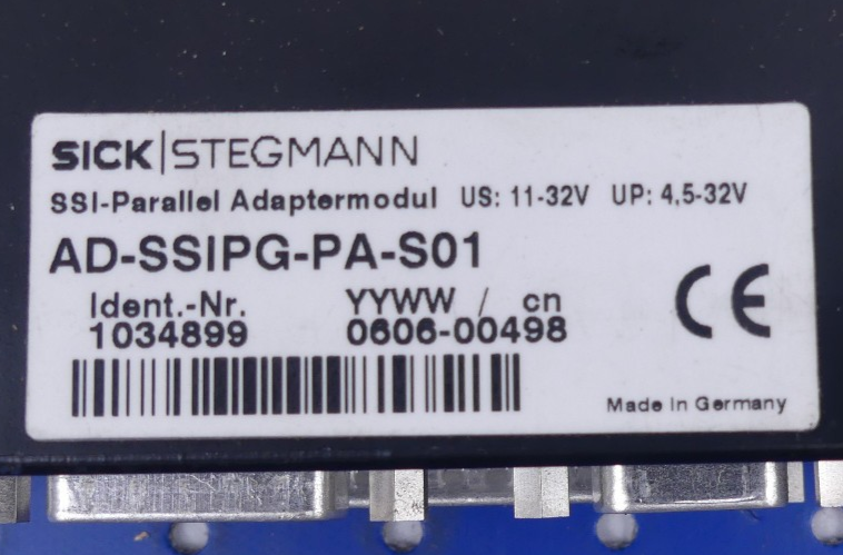 Stegmann parallel Anpassungsmodul AS-SSIPG-PA-S01