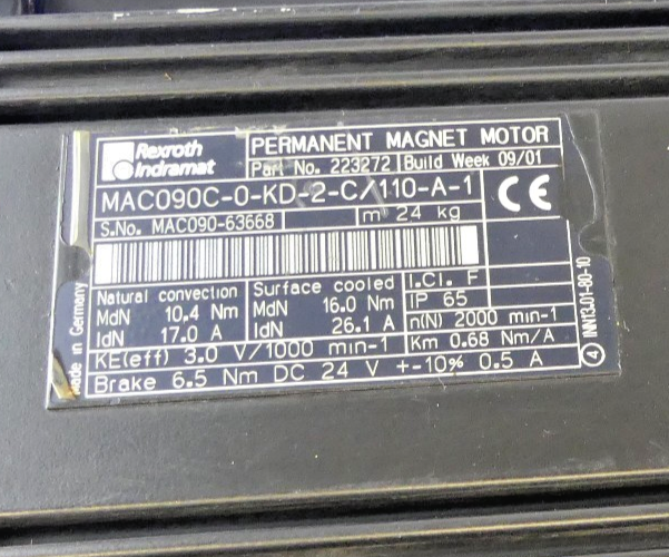REXROTH MAC090C-0-KD-2-C/110-A-1