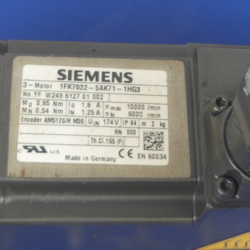SIEMENS 1FK7022-5AK71-1HG3