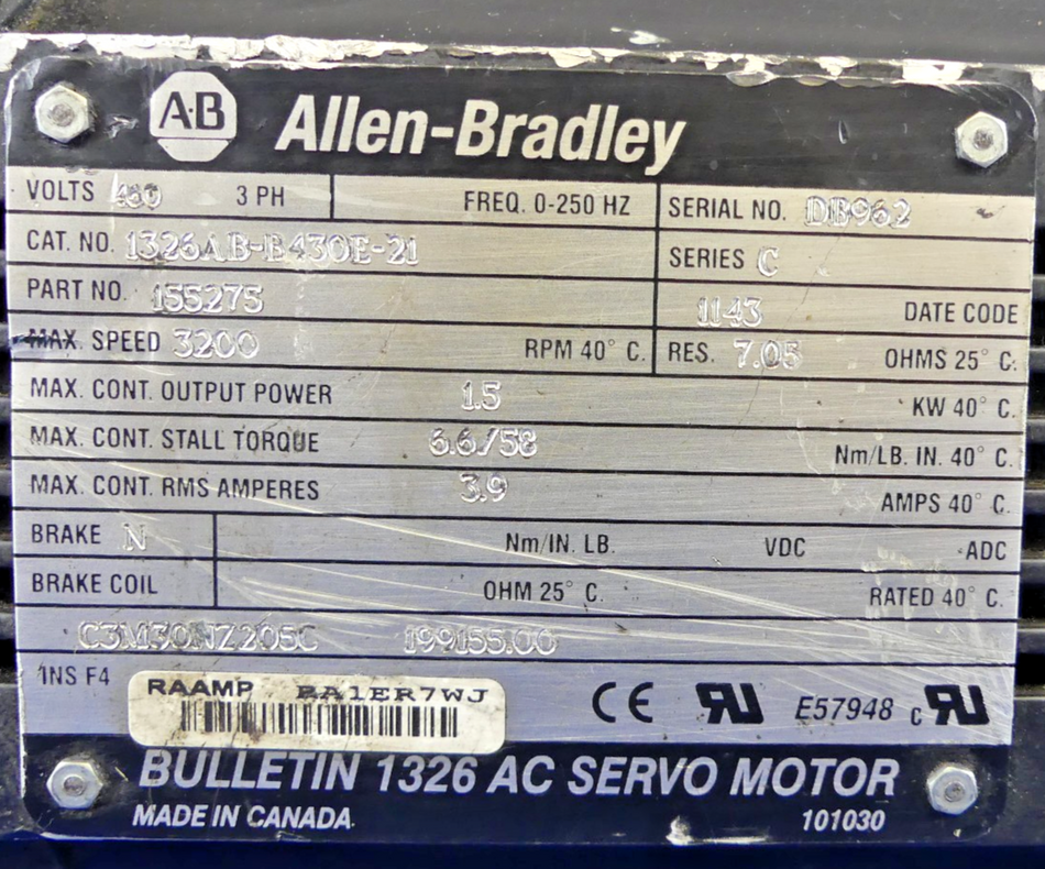 Allen-Bradley 1326AB-B430E-21
