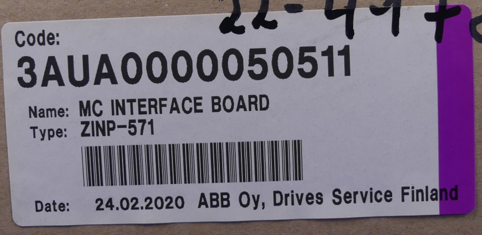 ABB 3AUA0000050511 ZINP-571