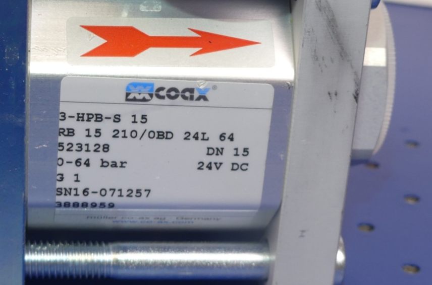 COAX 3-HPB-S 15 0-64 BAR