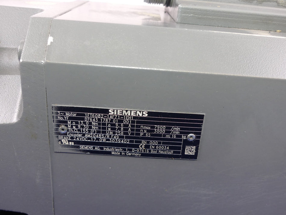 SIEMENS 1FT6082-1AF71-1EH1