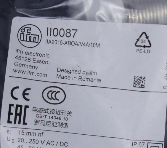 IFM II0087 induktiver Sensor