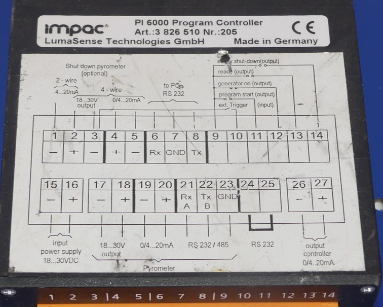 Impac PI 6000 Steuer Modul Controller