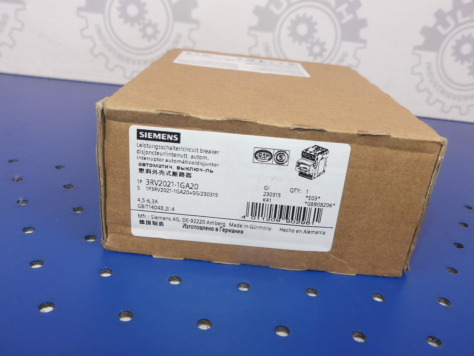 SIEMENS 3RV2021-1GA20 NEU