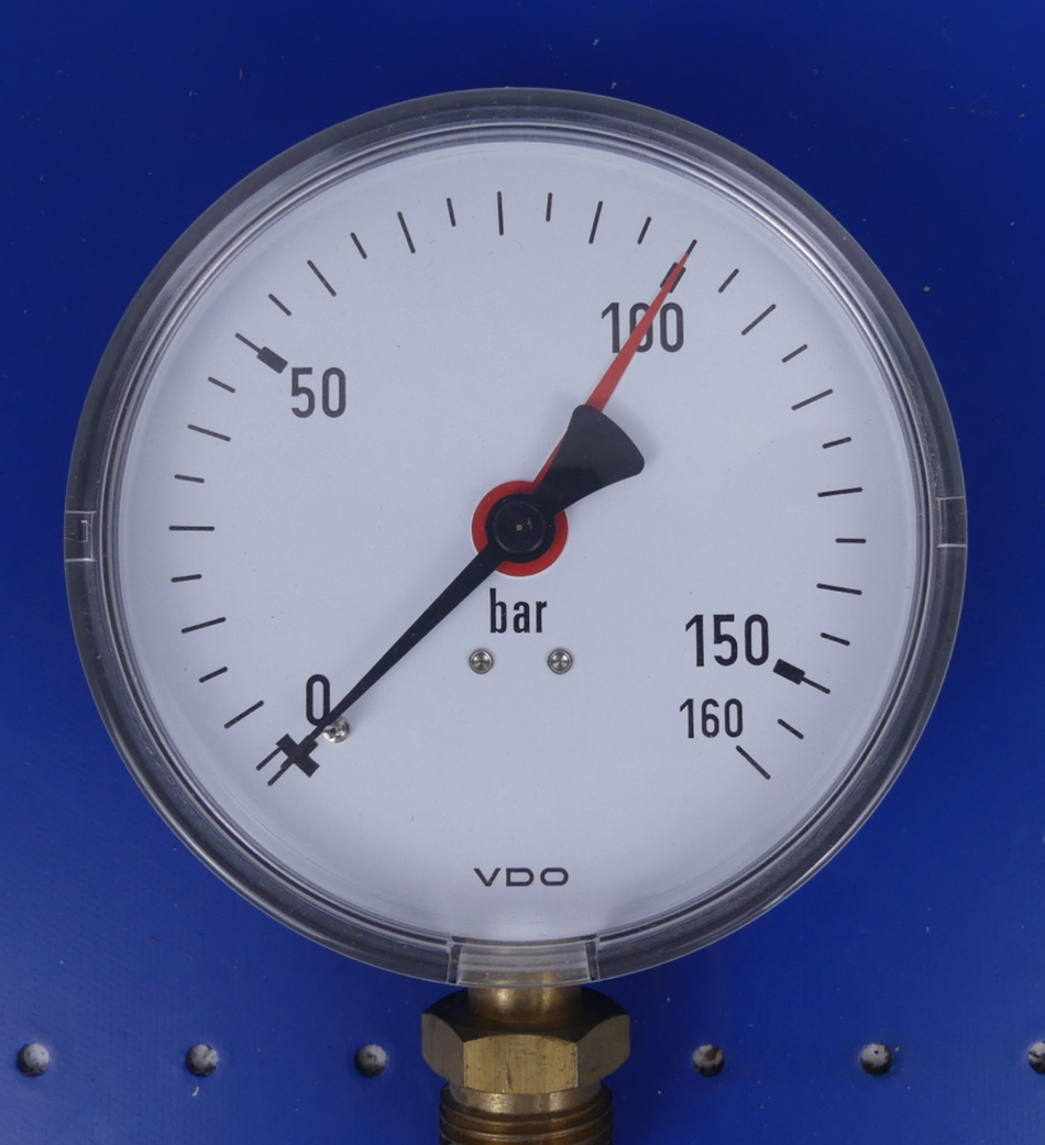 VDO 1444 082 001 D100 160bar G1/2A Manometer