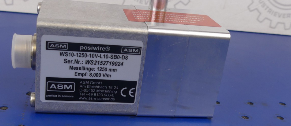 ASM WS10-1250-10V-L10-SB0-D8 NEU