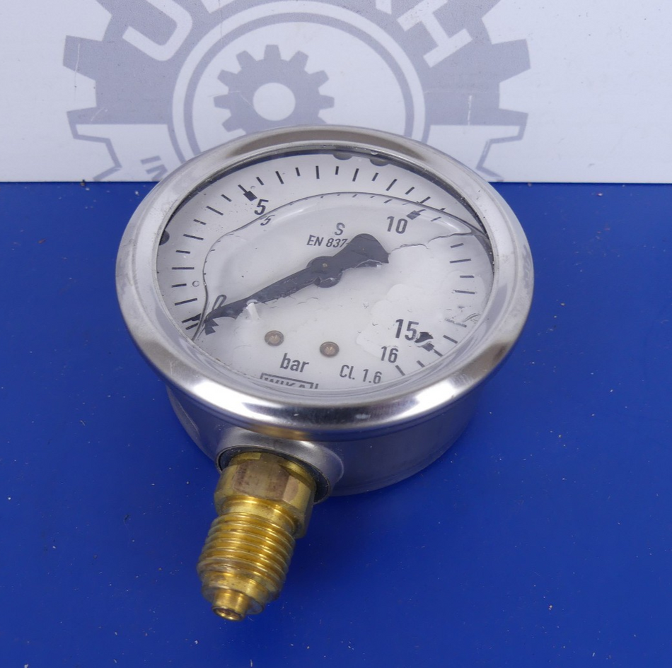 WIKA D63 0-15bar G1/4B radial Glyzerin