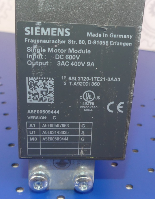 SIEMENS 6SL3120-1TE21-0AA3