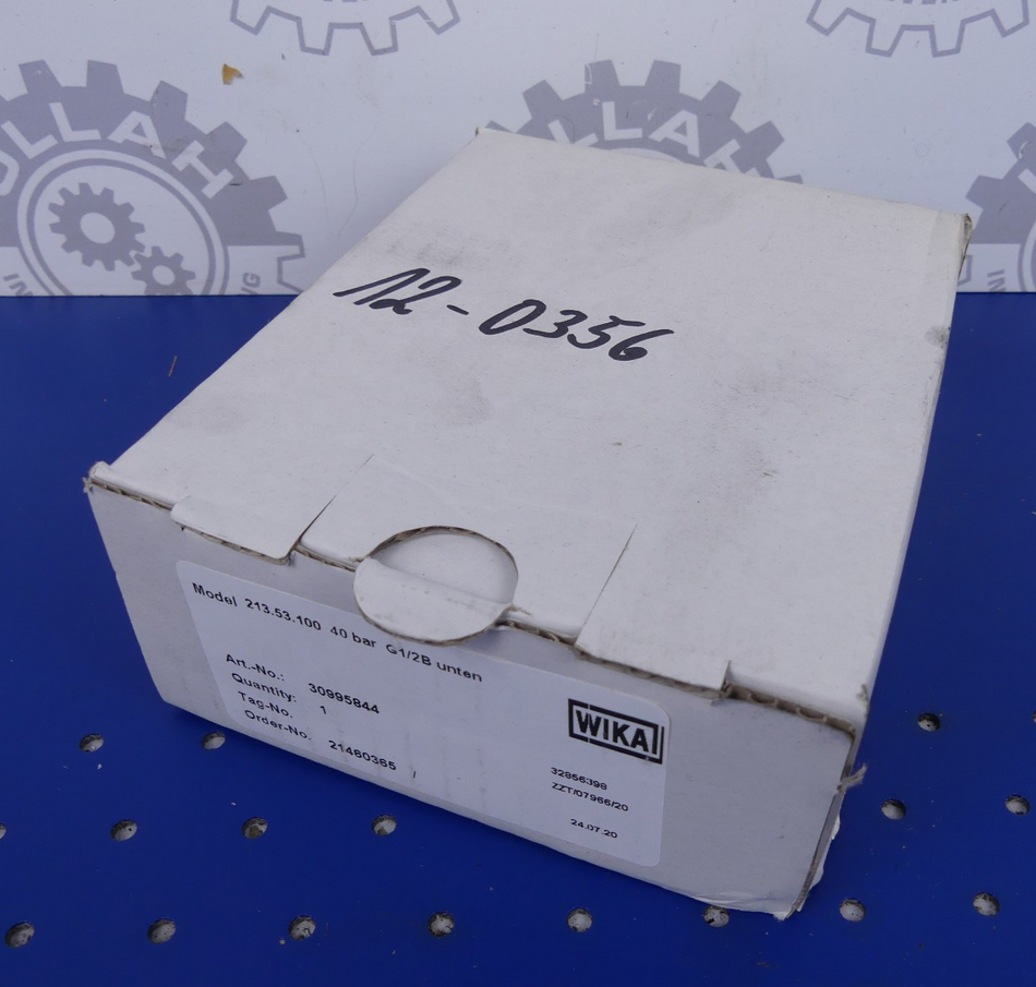 WIKA 213.53.100 315 40bar G1/2B radial Manometer 30995844