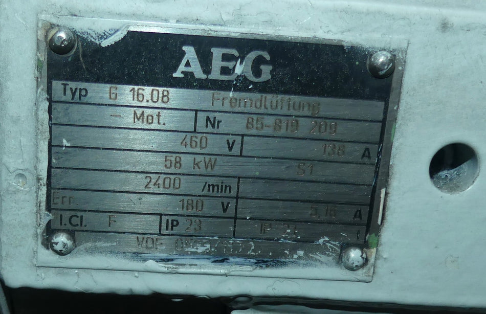 AEG G16.08 FREMDLUFTUNG