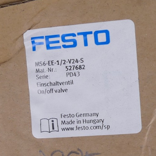 FESTO MS6-EE-1/2-V24-S  527682