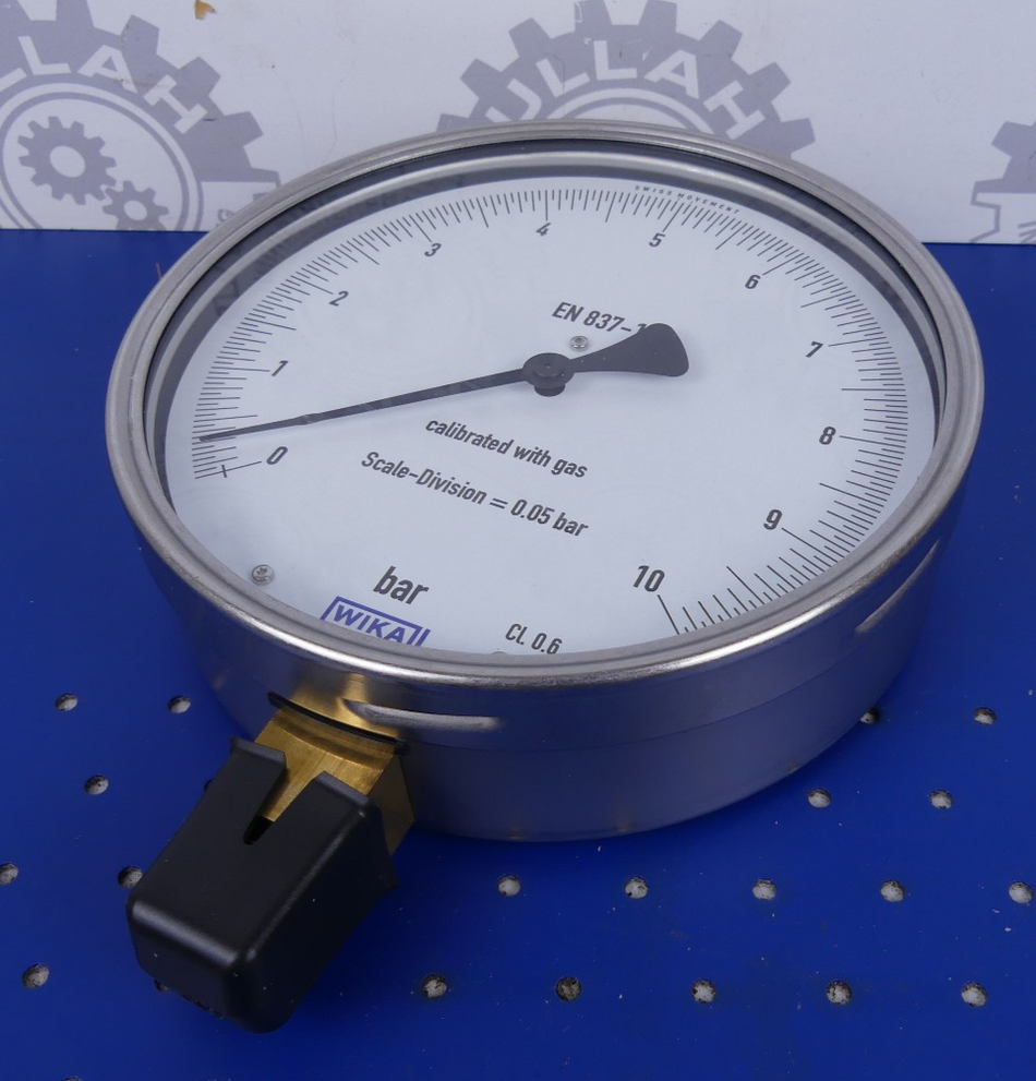 WIKA D160 0-10bar G1/2 0,05 Teilung radial Manometer