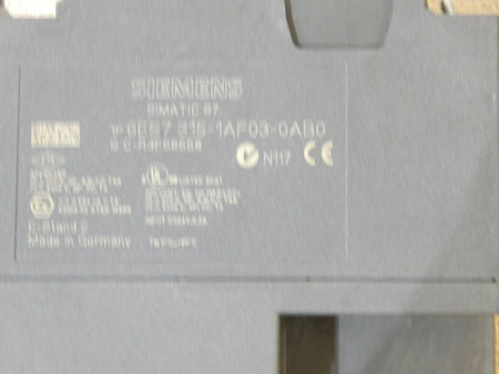 Siemens simatic S7 CPU315  6ES7315-1AF03-0AB0  E 2 Ohne deckel  s.Bitte Bilder