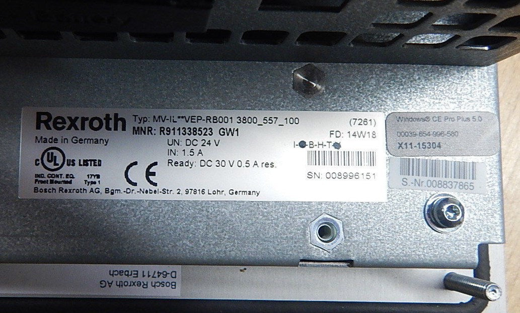 Rexroth IndraControl VEP 30// MV-IL**VEP-RB001 3800_557_100 // -used-