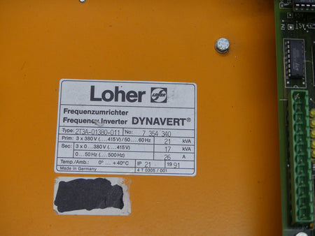 Loher 2T3A-01380-011 Frequenzumrichter