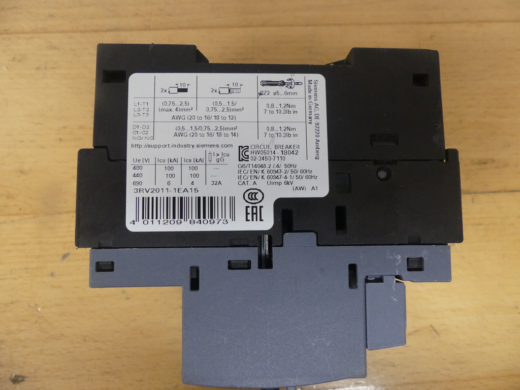 SIEMENS SIRIUS  3RV2011-1EA15