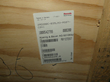 REXROTH 2AD200C-B35LA3-AS07-C2N1