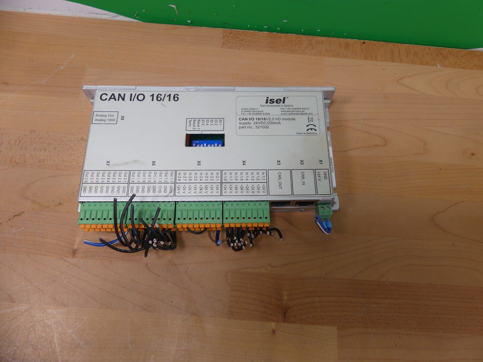 Isel 390228 CAN I/O-Modul 16/16V2.0 24VDC/250mA