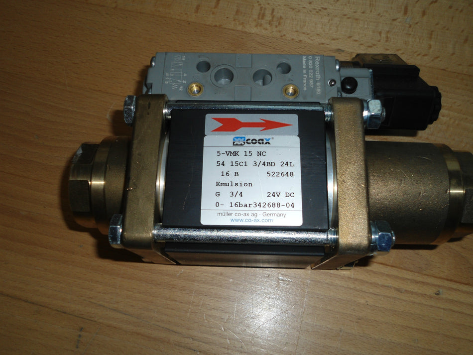 Coax Ventil 5-VMK 15 NC  Emulsio  G 3/4   24V DC