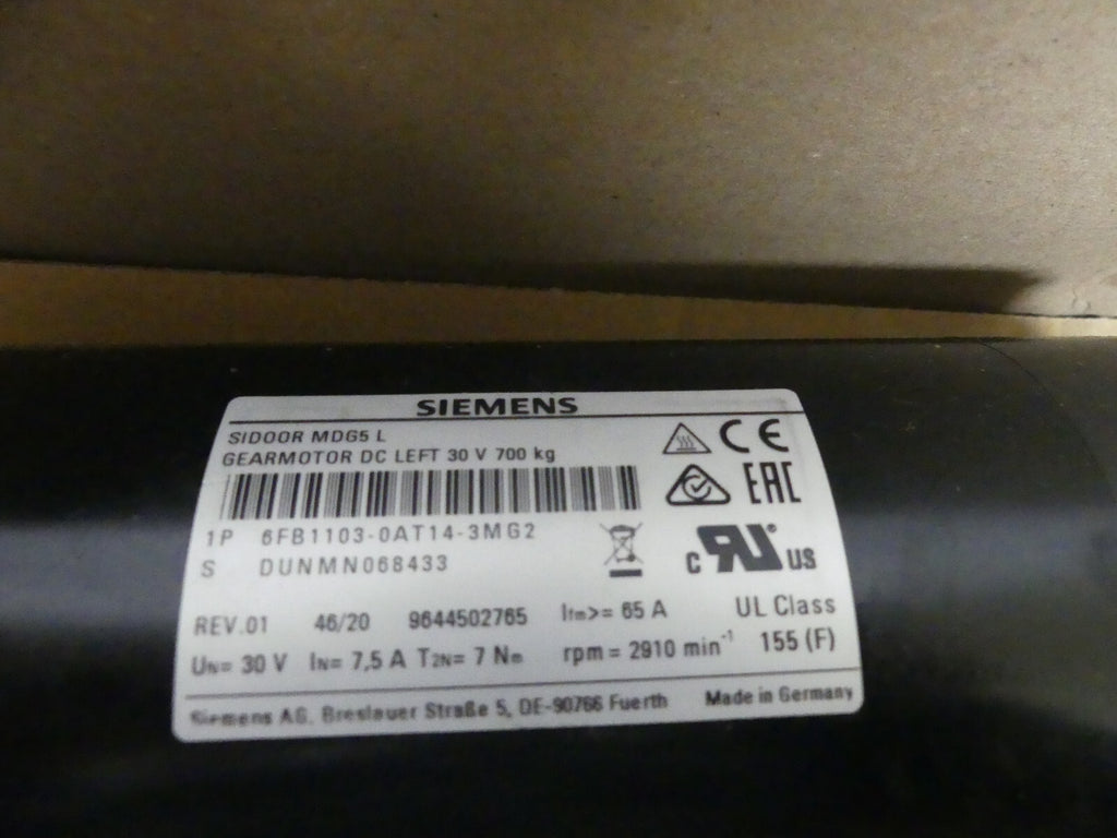 SIEMENS 6FB1103-0AT14-3MG2