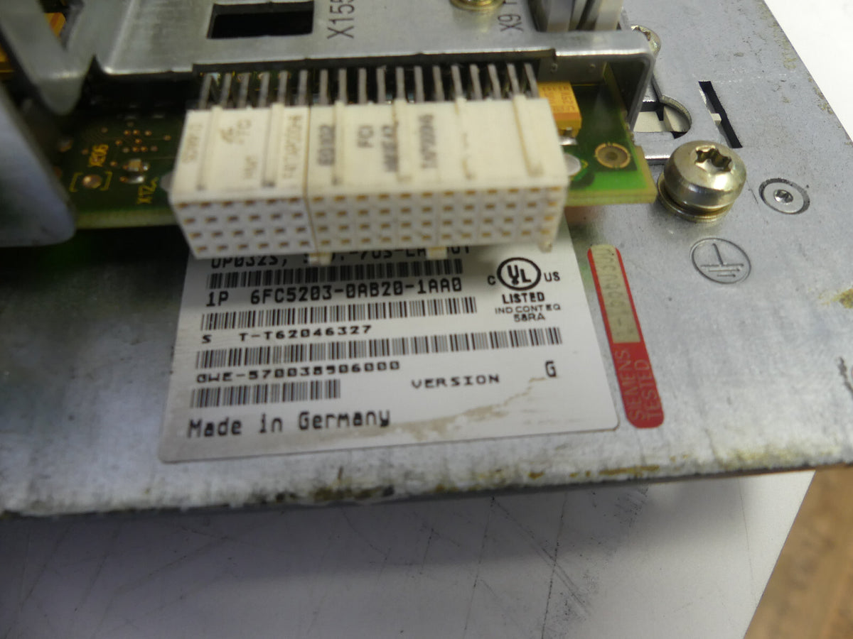 SIEMENS 6FC5203-0AB20-1AA0+6FC5210-0DA20-2AA1