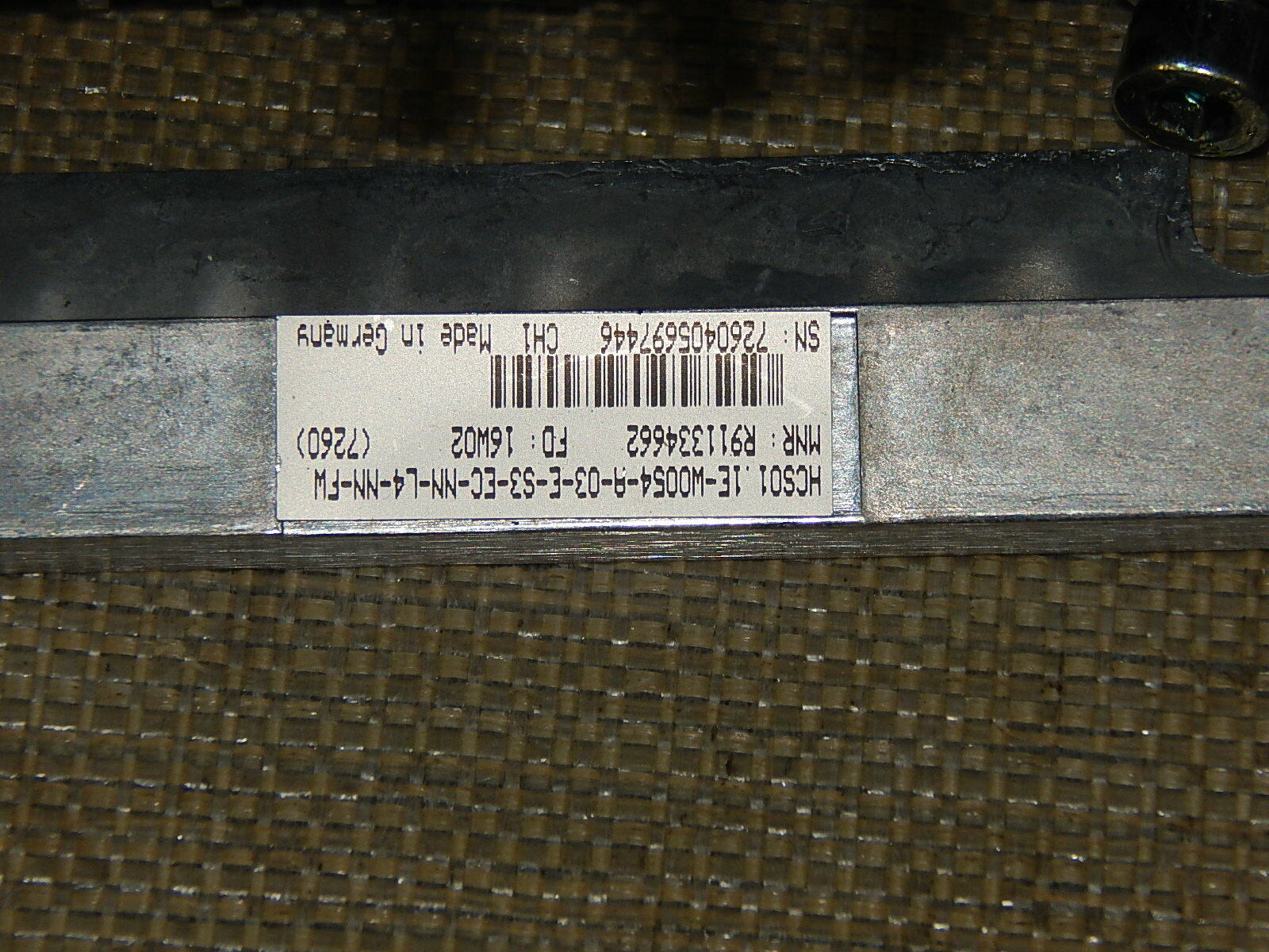 Rexroth Indradrive  HCS01.1E-W0054-A-03-E-S3-EC-NN-L4-NN-FW