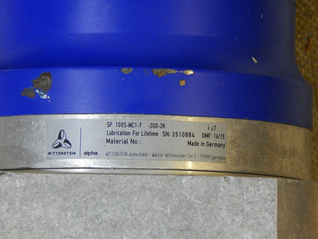  Alpha Wittenstein SP100S-MC1-7-2G0-2K   i=7 used