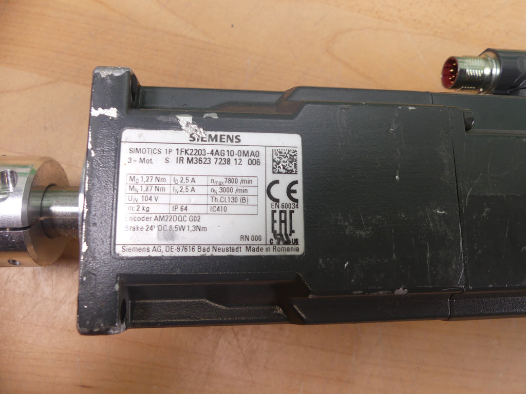 Siemens  SIMOTICS  1FK2203-4AG10-0MA0