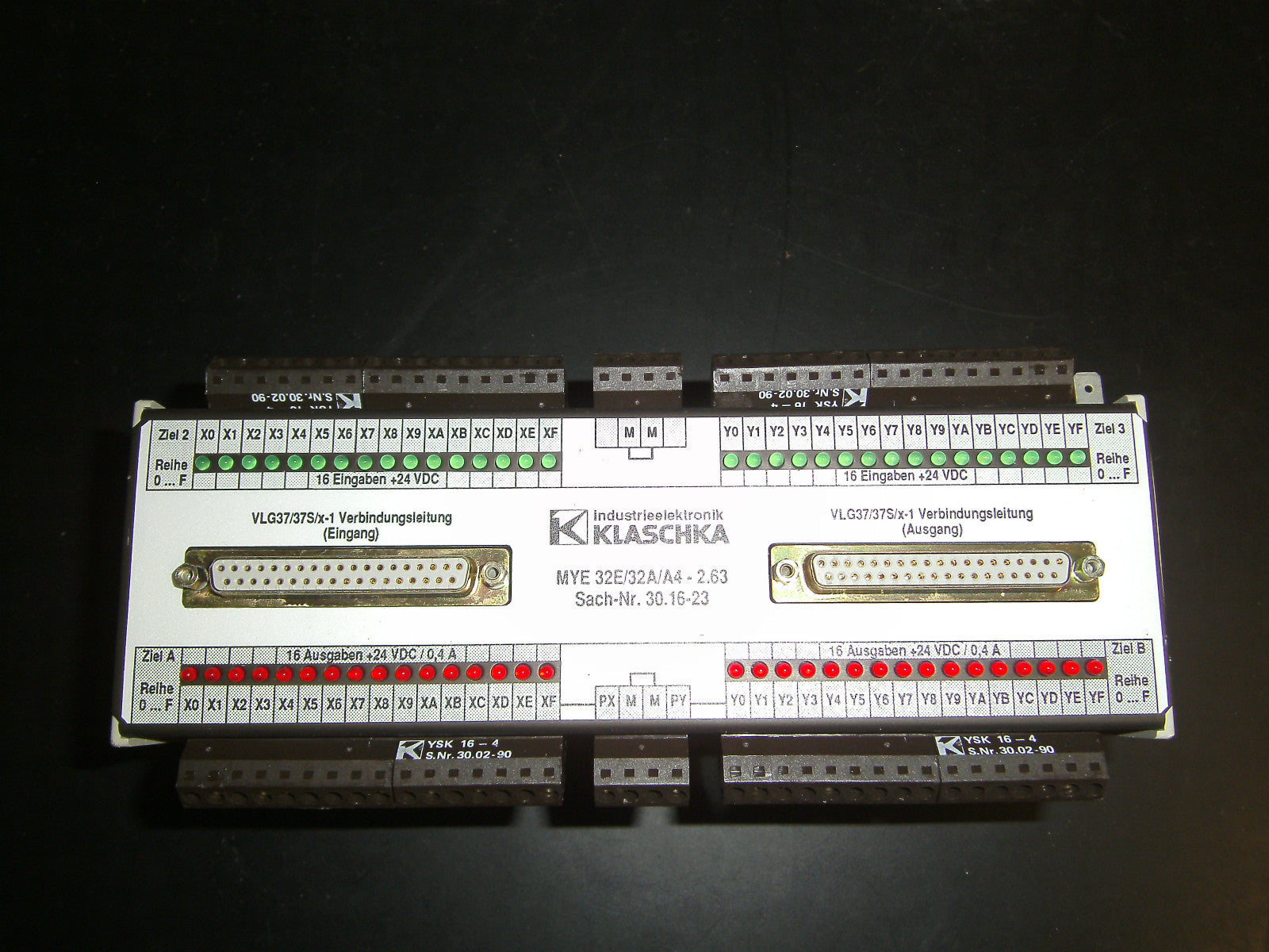 3Klaschka Industrieelektronik  MYE 32E/32A/A4-2.63/Sach-Nr.30.16-23
