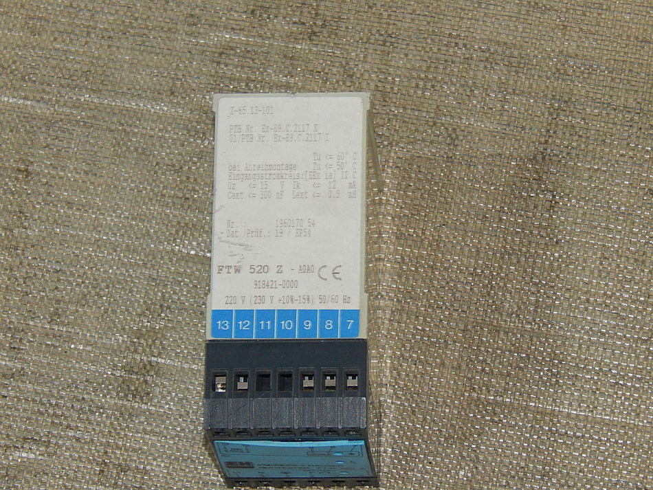 Endress + Hauser Nivotester Typ FTW 520 Z  - A0A0 / 918421-0000 used