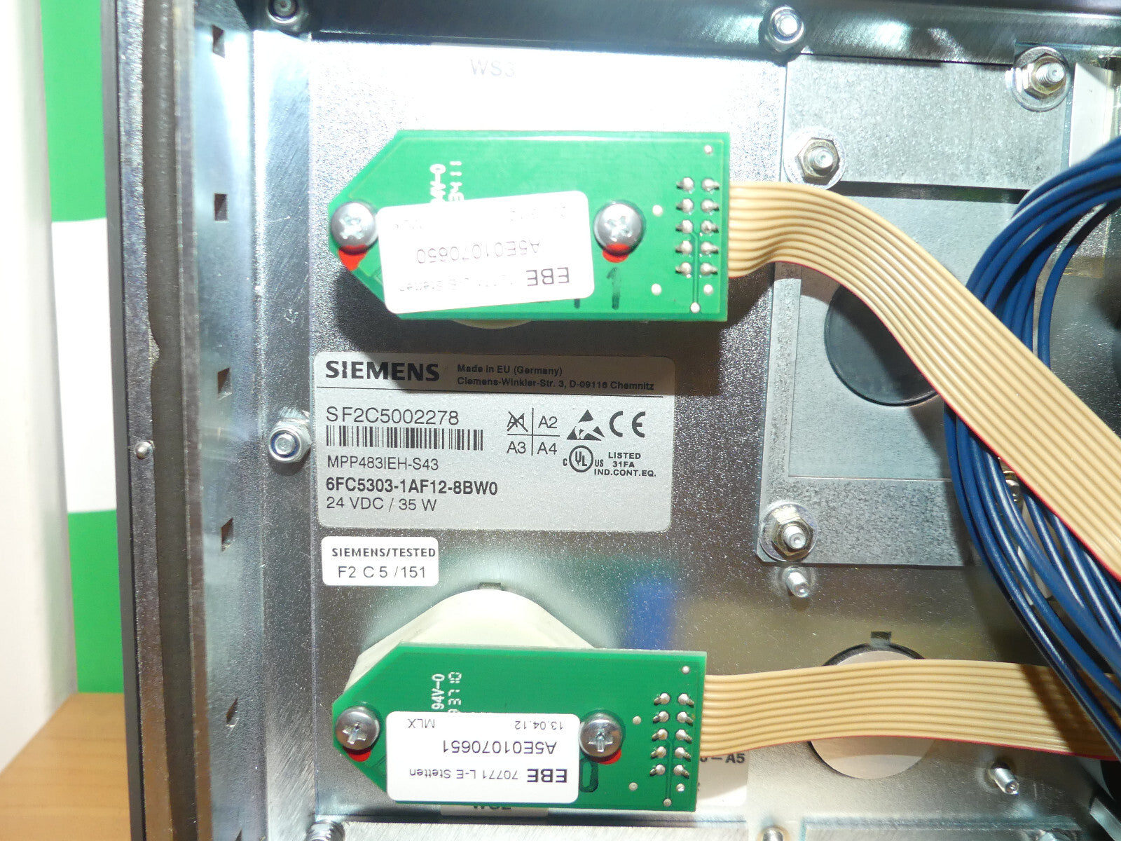 Siemens SINUMERIK Push Button Panel 6FC5303-1AF12-8BW0   6FC53031AF128BW0