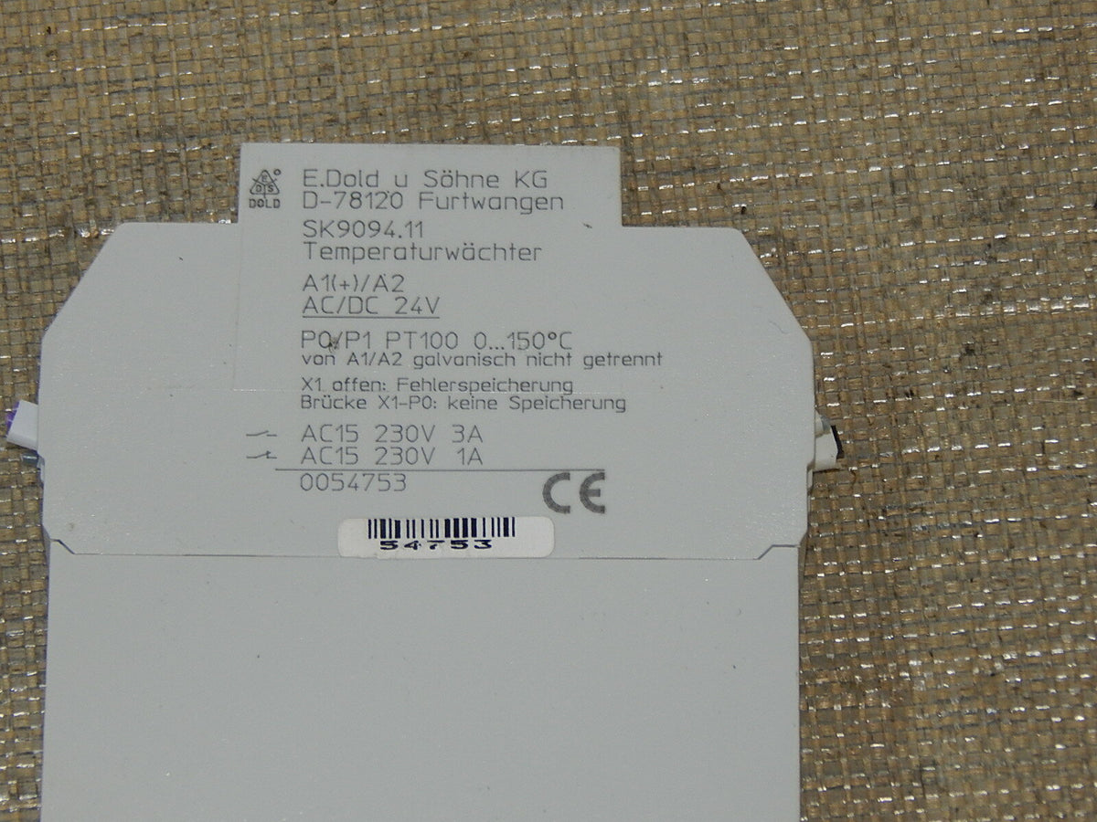 2x E.Dold & Söhne Temperaturwächter  SK9094.11 used
