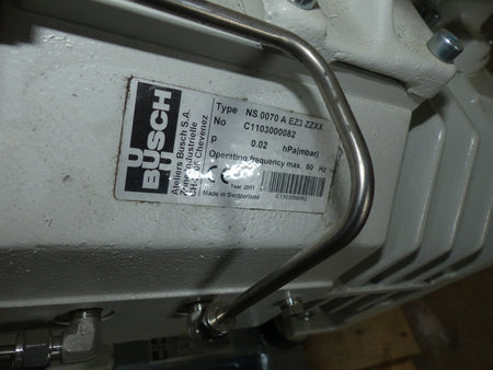 Busch  Vakuumpumpe  NS 0070 A EZ3 ZZXX    WY 0250 B 4Z3 ZZZZ