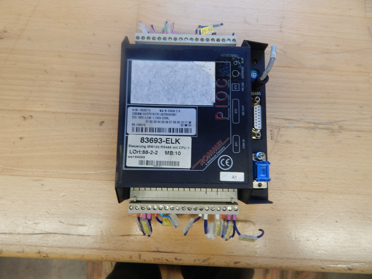   Rommel  Automation Mat:Nr.83693-ELK  CAN/MM102/CPU167/V1.50/RS485/BAT