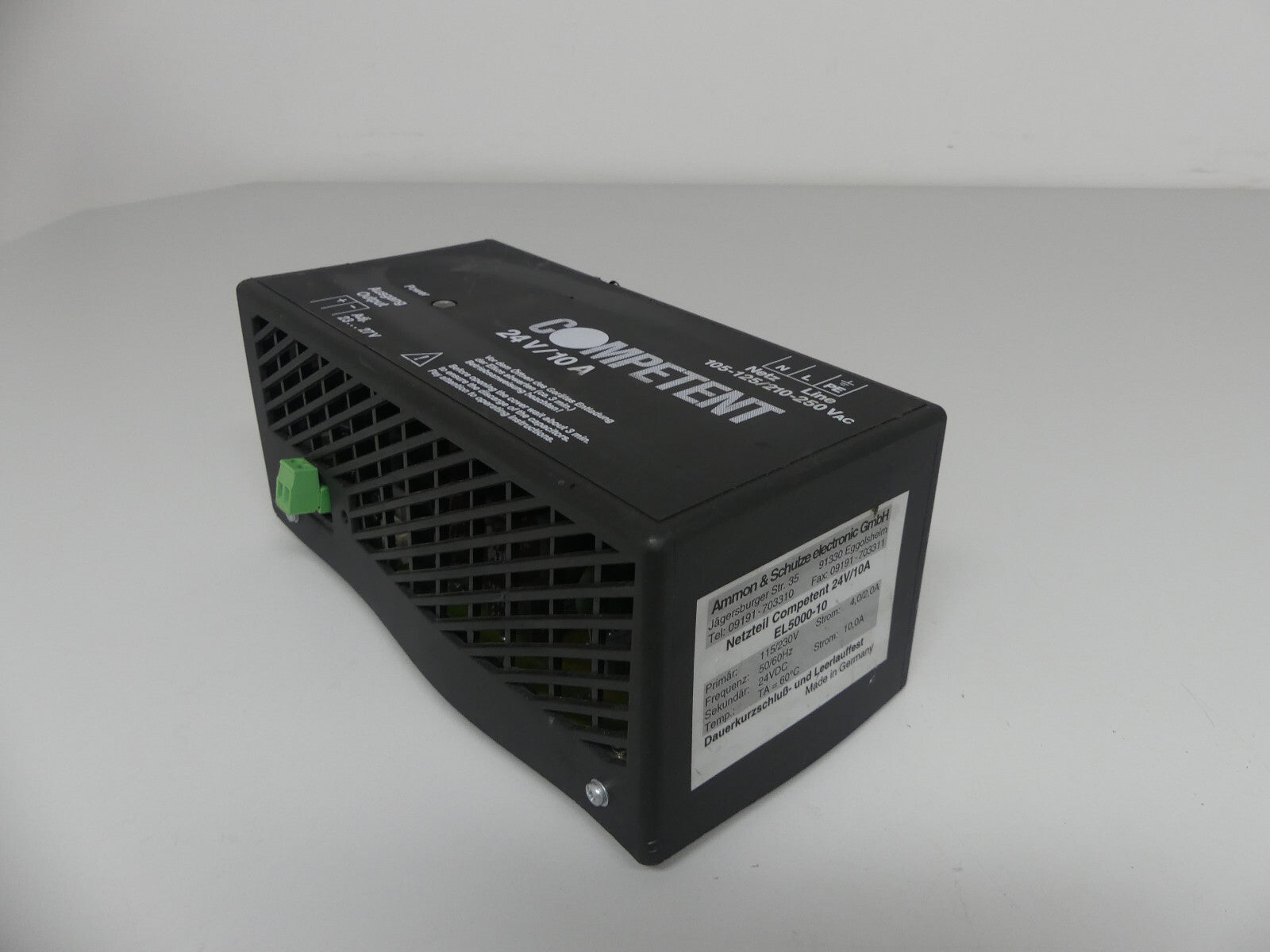 Ammon & Schulze Electronic Netzteil Competent 24V/10A EL5000-10