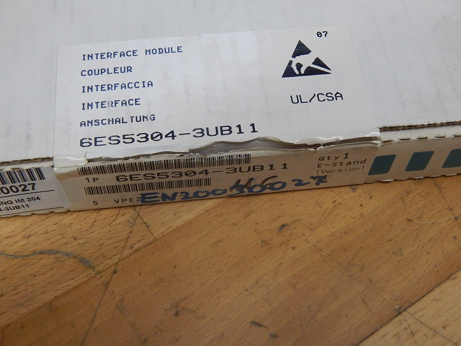 Siemens Simatic S5 6ES5 304-3UB11  E-Stand: 01 Unbenutzt