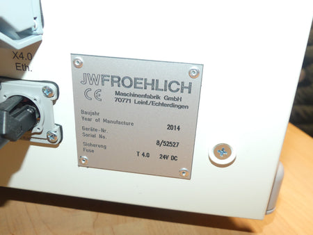 JW FROEHLICH MFL 200 LECKTESTGERÄT LEAK TEST DICHTHEITSPRÜFUNG 0,1/6   BJ.2014