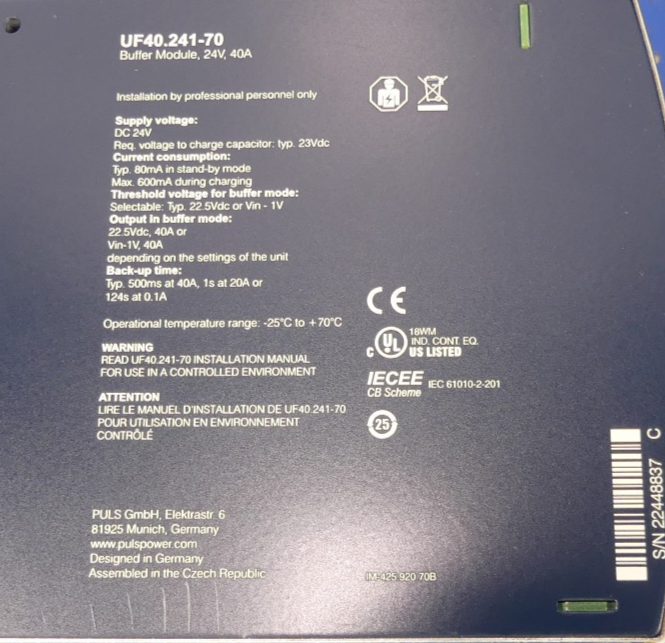 Puls Dimension UF40.241-70