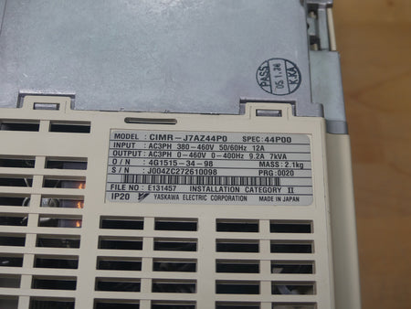 OMRON VS MINI J7  CIMR-J7AZ44P0