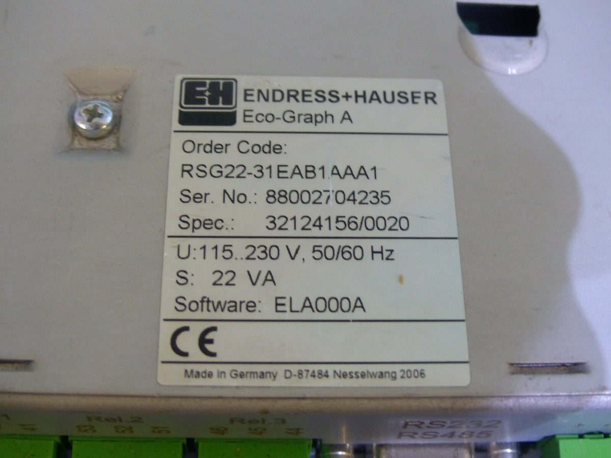 Endress Hauser RSG22-31EAB1AAA1