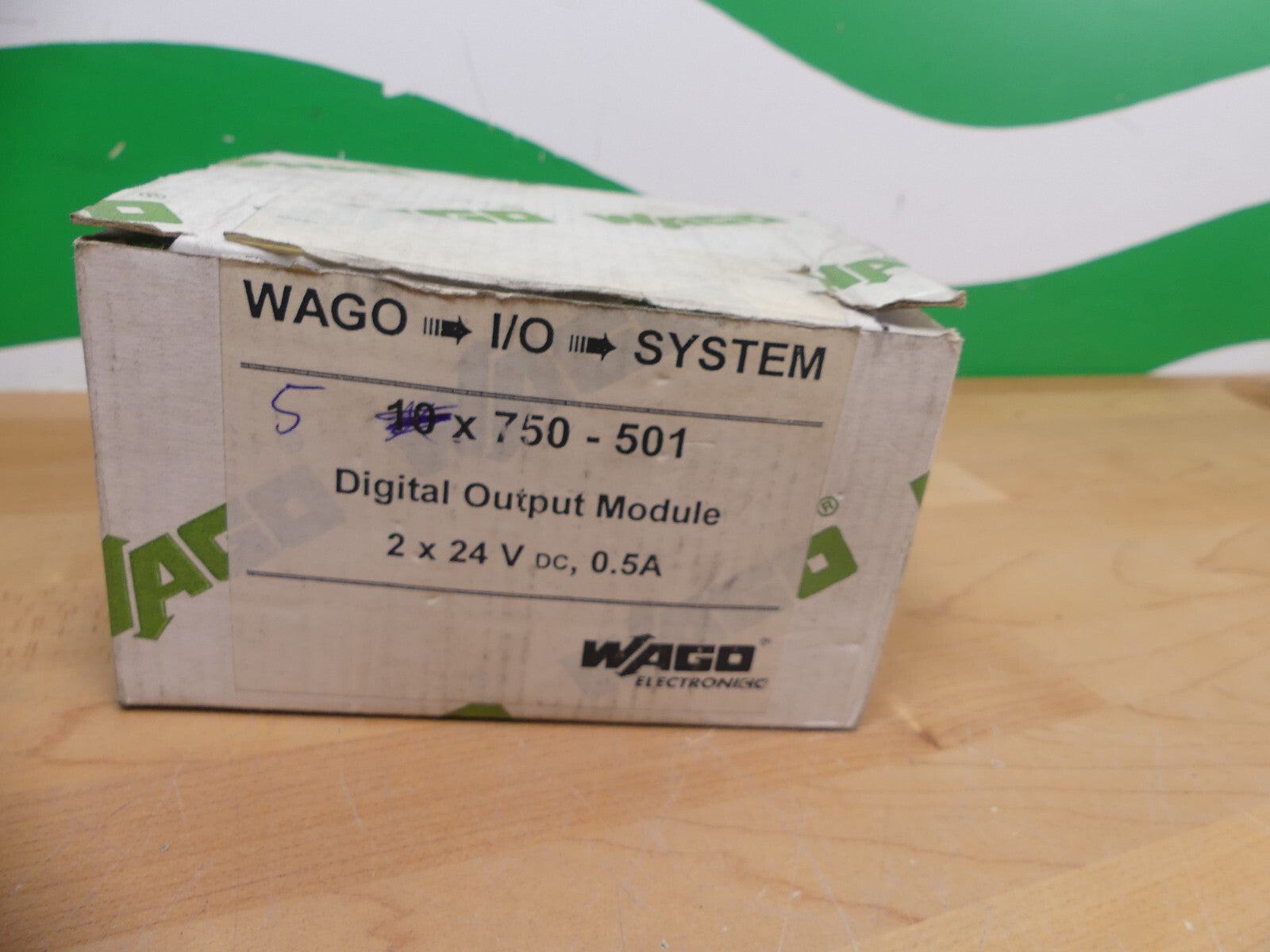 5x Stück Wago 750-501 2-Kanal-Digitalausgang DC 24 V