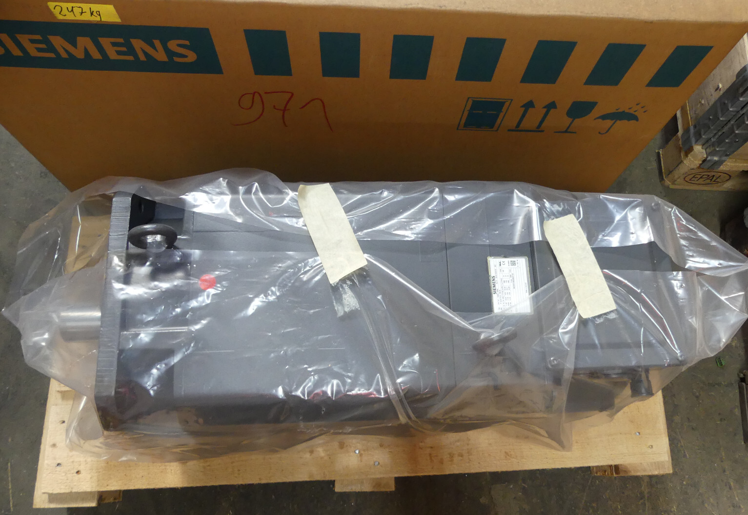 SIEMENS 3~Motor 1PH6167-7ED03-0BK6