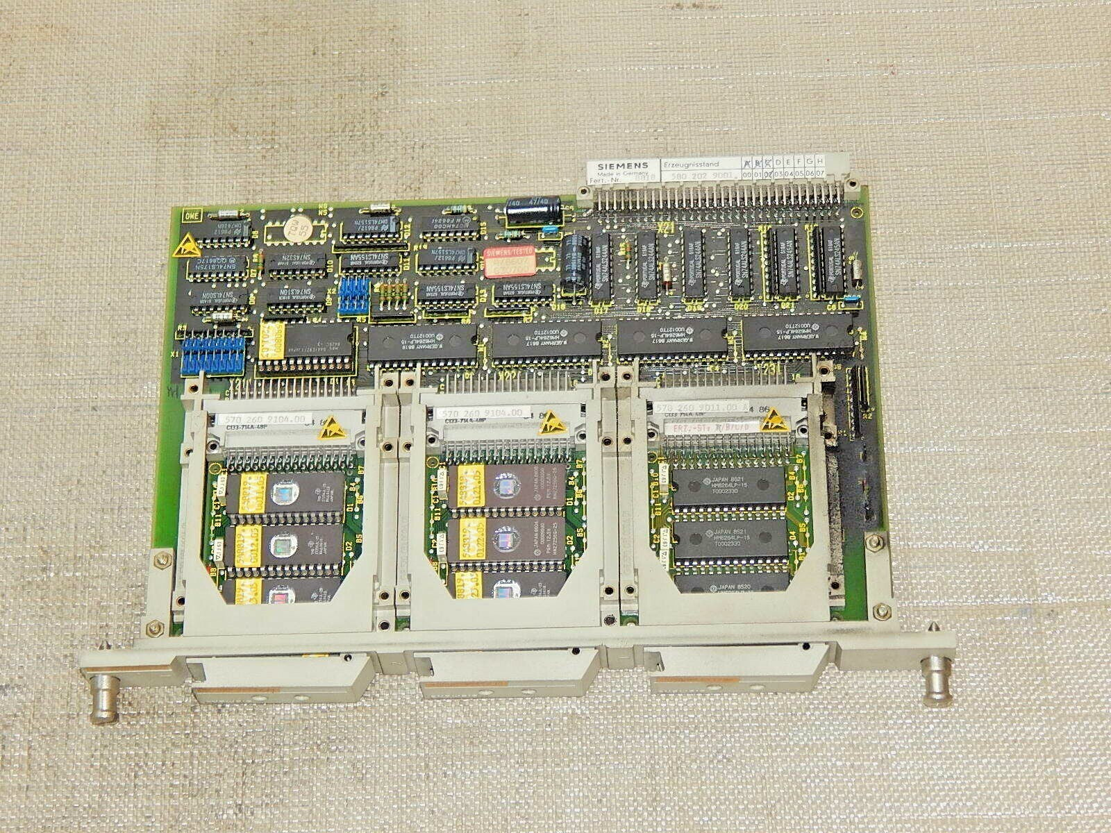 Siemens Sinumerik 6FX1120-2CA00 Version C + 2x6FX1126-0BD001x 6FX1126-0BL00 Used