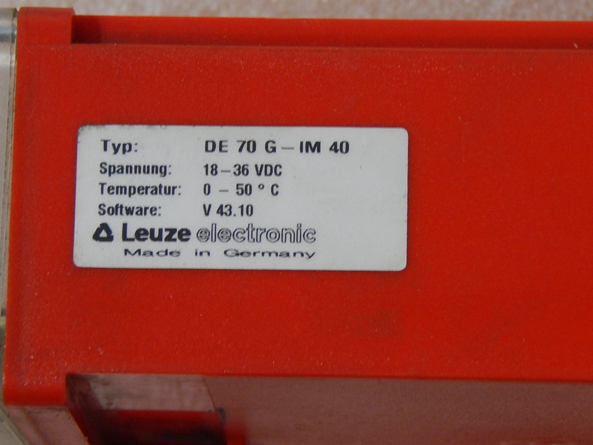 Leuze electronic Barcode Controller Steuergerät MDS 70 DE 70 G-IM 40 Used