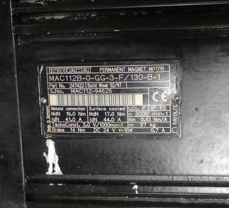 Indramat MAC112B-0-GG-3-F/130-B-1
