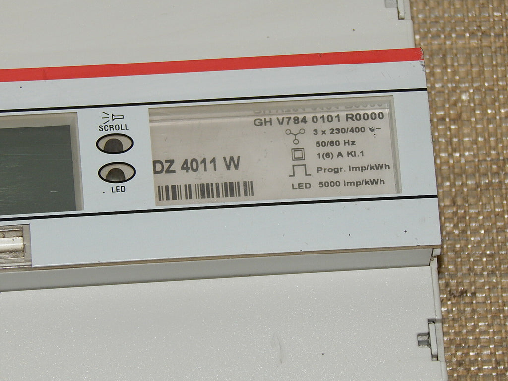 ABB  Energieverbrauchszähler DZ 4011 W   GH V784 0101 R000   used s.Bilder